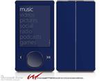Solids Collection Navy Blue - Decal Style skin fits Zune 80/120GB  (ZUNE SOLD SEPARATELY)