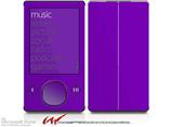 Solids Collection Purple - Decal Style skin fits Zune 80/120GB  (ZUNE SOLD SEPARATELY)