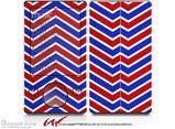 Zig Zag Red White and Blue - Decal Style skin fits Zune 80/120GB  (ZUNE SOLD SEPARATELY)