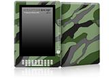 Camouflage Green - Decal Style Skin for Amazon Kindle DX