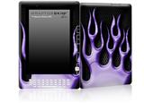 Metal Flames Purple - Decal Style Skin for Amazon Kindle DX