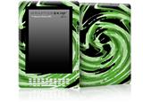 Alecias Swirl 02 Green - Decal Style Skin for Amazon Kindle DX