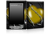Barbwire Heart Yellow - Decal Style Skin for Amazon Kindle DX