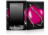 Barbwire Heart Hot Pink - Decal Style Skin for Amazon Kindle DX