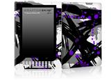 Abstract 02 Purple - Decal Style Skin for Amazon Kindle DX
