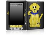 Puppy Dogs on Black - Decal Style Skin for Amazon Kindle DX