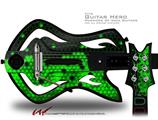  HEX Green Decal Style Skin - fits Warriors Of Rock Guitar Hero Guitar (GUITAR NOT INCLUDED)