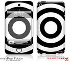 iPod Touch 4G Skin - Bullseye Black and White