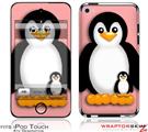iPod Touch 4G Skin - Penguins on Pink