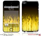 iPod Touch 4G Skin - Fire Yellow