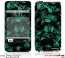 iPod Touch 4G Skin - Skulls Confetti Seafoam Green
