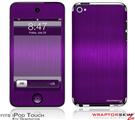 iPod Touch 4G Skin - Brushed Metal Purple