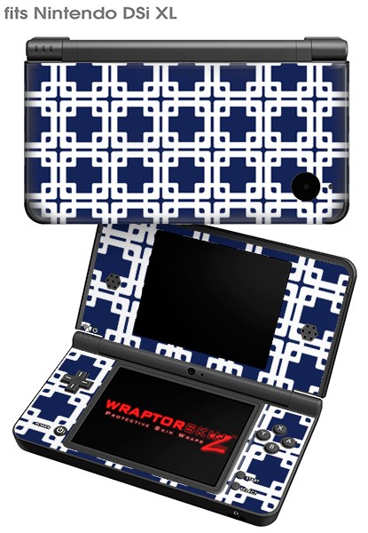 Nintendo Dsi Xl Skins Boxed Navy Blue Wraptorskinz