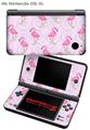 Nintendo DSi XL Skin Flamingos on Pink