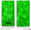 Zune HD Skin Triangle Mosaic Green
