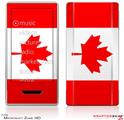 Zune HD Skin Canadian Canada Flag