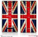 Zune HD Skin Painted Faded and Cracked Union Jack British Flag
