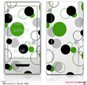 Zune HD Skin Lots of Dots Green on White