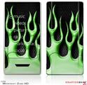 Zune HD Skin Metal Flames Green