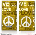 Zune HD Skin Love and Peace Yellow