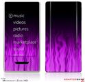Zune HD Skin Fire Purple