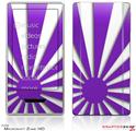 Zune HD Skin Rising Sun Japanese Flag Purple