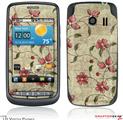 LG Vortex Skin Flowers and Berries Red