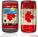 LG Vortex Skin Painted Faded and Cracked Canadian Canada Flag