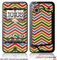 HTC Droid Incredible Skin Zig Zag Colors 01