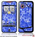HTC Droid Incredible Skin Triangle Mosaic Blue