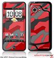 HTC Droid Incredible Skin - Camouflage Red