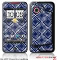 HTC Droid Incredible Skin Wavey Navy Blue