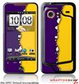 HTC Droid Incredible Skin Ripped Colors Purple Yellow