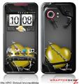HTC Droid Incredible Skin - Barbwire Heart Yellow