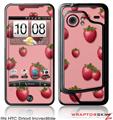 HTC Droid Incredible Skin - Strawberries on Pink