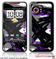 HTC Droid Incredible Skin - Abstract 02 Purple