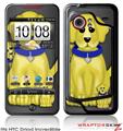 HTC Droid Incredible Skin - Puppy Dogs on Black