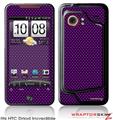 HTC Droid Incredible Skin - Carbon Fiber Purple