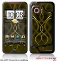 HTC Droid Incredible Skin - Abstract 01 Yellow