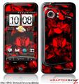 HTC Droid Incredible Skin - Skulls Confetti Red