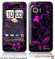 HTC Droid Incredible Skin - Twisted Garden Purple and Hot Pink