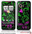 HTC Droid Incredible Skin - Twisted Garden Green and Hot Pink