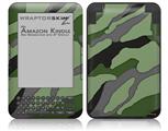 Camouflage Green - Decal Style Skin fits Amazon Kindle 3 Keyboard (with 6 inch display)