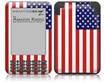 USA American Flag 01 - Decal Style Skin fits Amazon Kindle 3 Keyboard (with 6 inch display)