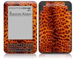 Fractal Fur Cheetah - Decal Style Skin fits Amazon Kindle 3 Keyboard (with 6 inch display)