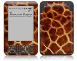 Fractal Fur Giraffe - Decal Style Skin fits Amazon Kindle 3 Keyboard (with 6 inch display)