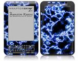 Electrify Blue - Decal Style Skin fits Amazon Kindle 3 Keyboard (with 6 inch display)