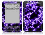 Electrify Purple - Decal Style Skin fits Amazon Kindle 3 Keyboard (with 6 inch display)