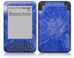 Stardust Blue - Decal Style Skin fits Amazon Kindle 3 Keyboard (with 6 inch display)