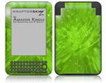 Stardust Green - Decal Style Skin fits Amazon Kindle 3 Keyboard (with 6 inch display)